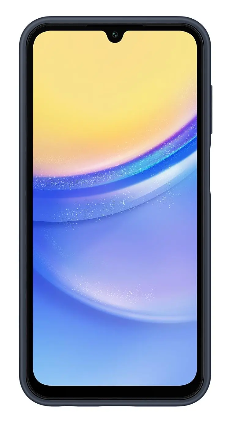 Etui Samsung Card Slot Cover do Galaxy A15 Czarno-niebieski