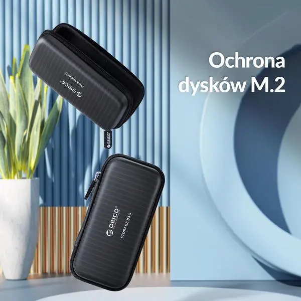 Etui Orico PWFM2-BK-EP Na dysk zewnętrzny M.2 Czarny
