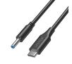 Kabel zasilający Unitek C14117BK do laptopa HP 65W USB-C - DC 4,5 mm 1,8m Czarny