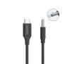 Kabel zasilający Unitek C14117BK do laptopa HP 65W USB-C - DC 4,5 mm 1,8m Czarny