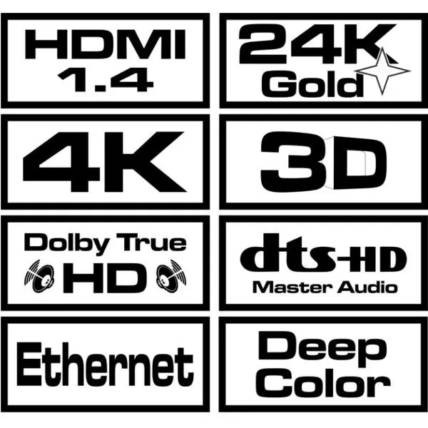 Kabel HDMI Savio CL-05 2m Czarny