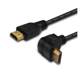 Kabel HDMI Savio CL-04, kątowy, 1,5m, HDMI 1.4