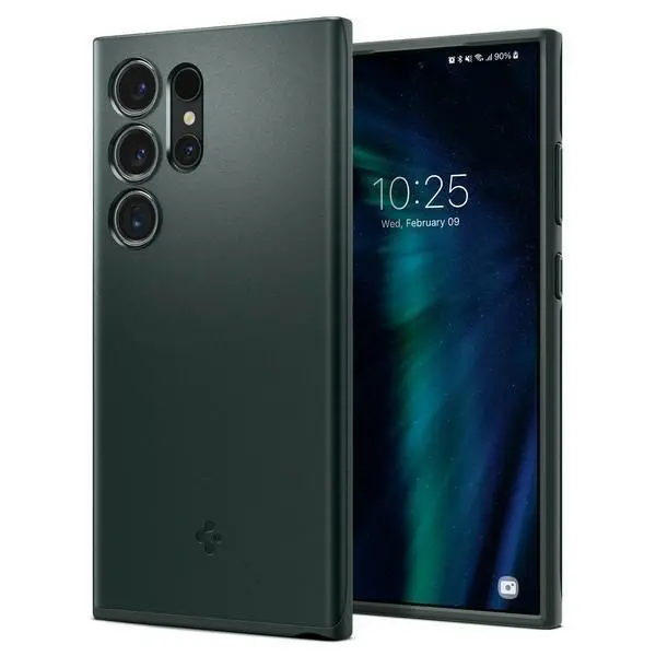 Etui Spigen Thin Fit ACS07282 do Galaxy S24 Ultra Zielony