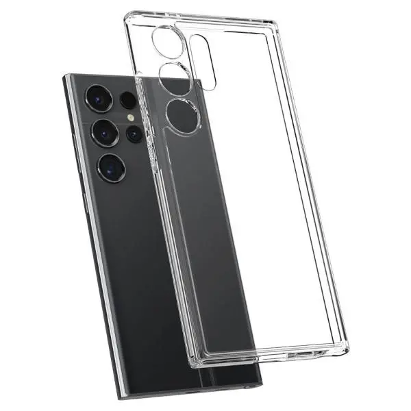 Etui Spigen Ultra Hybrid ACS07292 do Galaxy S24 Ultra Przezroczysty