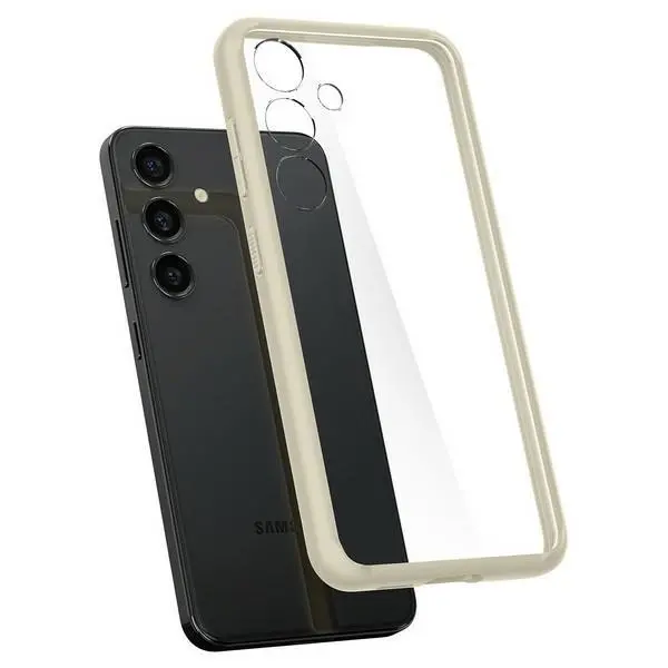 Etui Spigen Ultra Hybrid ACS07416 do Galaxy S24 Przezroczysty-Beżowy