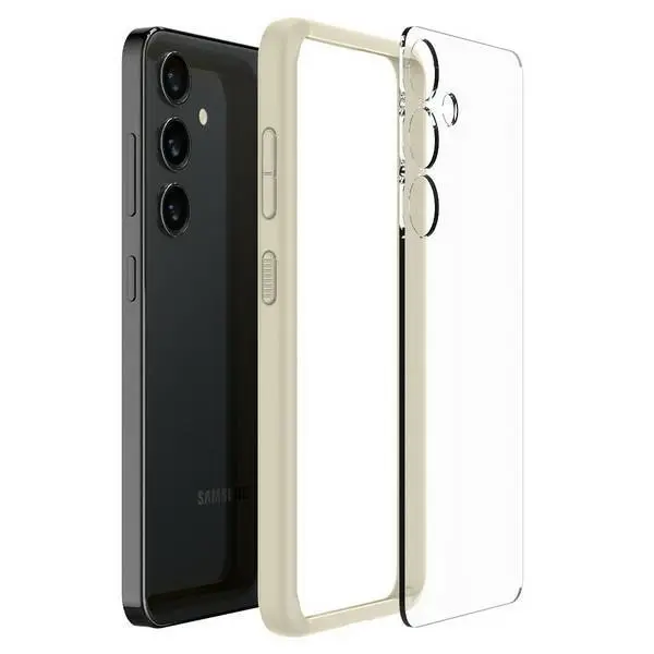 Etui Spigen Ultra Hybrid ACS07416 do Galaxy S24 Przezroczysty-Beżowy