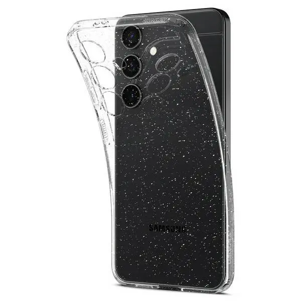 Etui Spigen Liquid Crystal ACS07345 do Galaxy S24 Przezroczysty-brokat