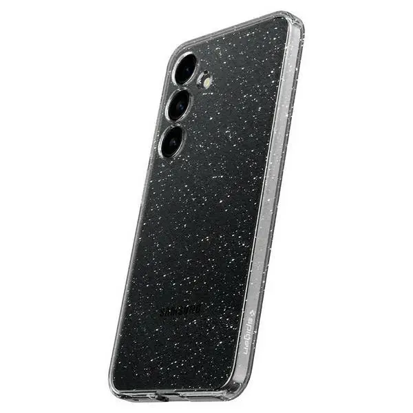 Etui Spigen Liquid Crystal ACS07345 do Galaxy S24 Przezroczysty-brokat