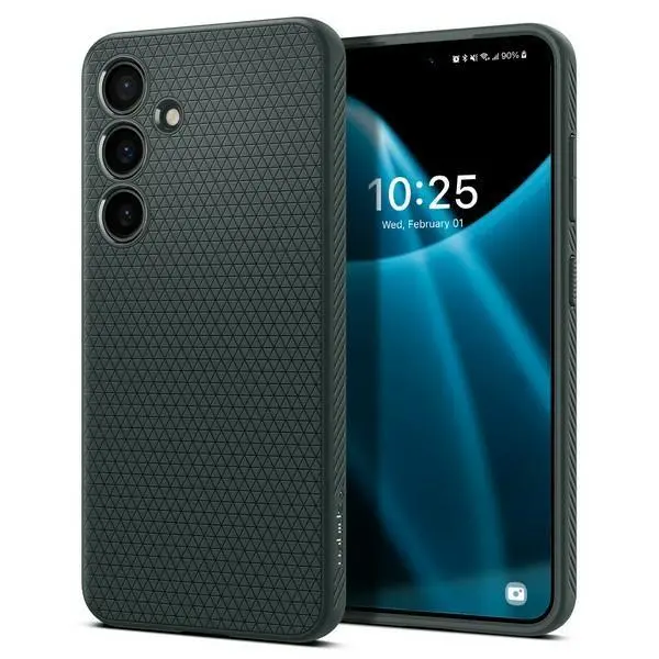 Etui Spigen Liquid Air ACS07348 do Galaxy S24 Zielony
