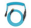 Kabel USB Glorious PC Gaming Race Coil Cable Electric Blue USB-C - USB-A  (GLO-CBL-COIL-EB) Niebieski