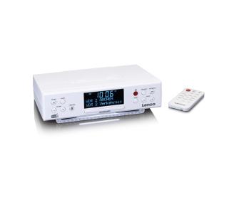 Radioodbiornik Lenco KCR-190WH Radio FM DAB+ Bluetooth Biały