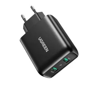 Ładowarka sieciowa UGREEN CD161 2xUSB-A 18W PD3.0 EU Czarny