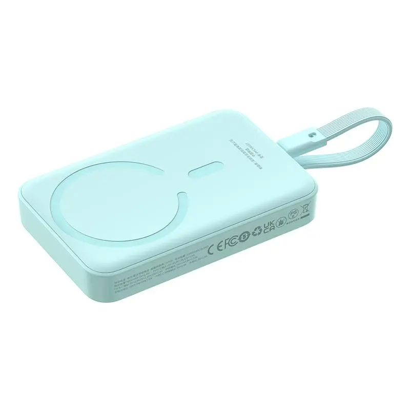 Powerbank Baseus P1002210B333-00 Magnetic Mini 10000mAh 30W MagSafe z kablem USB-C Niebieski