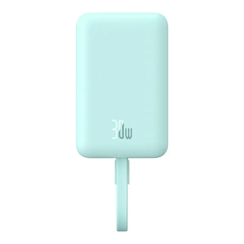 Powerbank Baseus P1002210B333-00 Magnetic Mini 10000mAh 30W MagSafe z kablem USB-C Niebieski