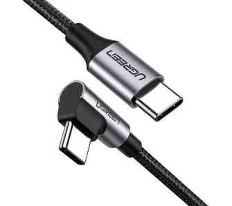Kabel UGREEN USB-C do USB-C US255 3A 60W 0,5m Czarny
