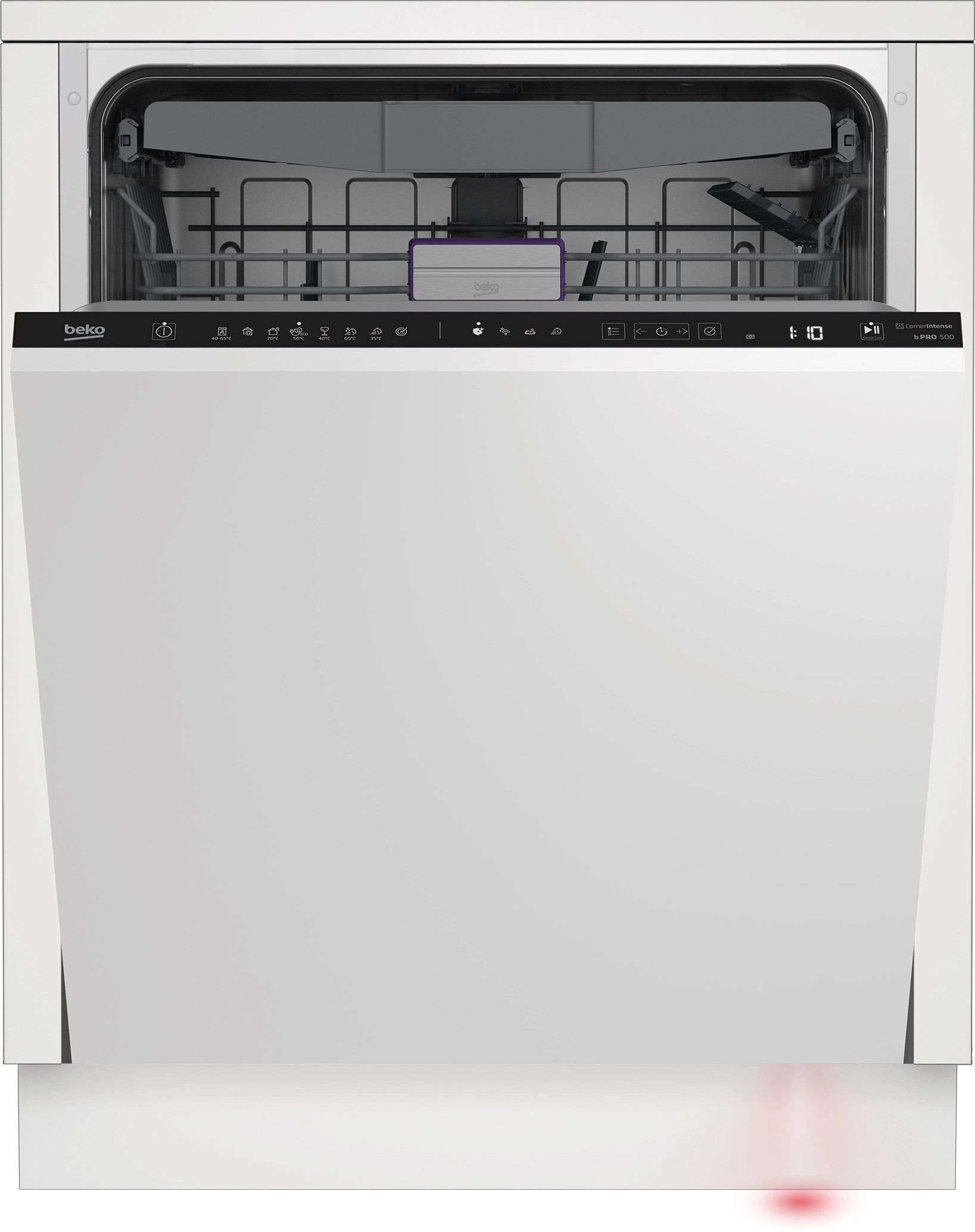 Zmywarka Beko bPro500 BDIN38560C 59,8cm Automatyczne otwieranie drzwi Szuflada na sztućce