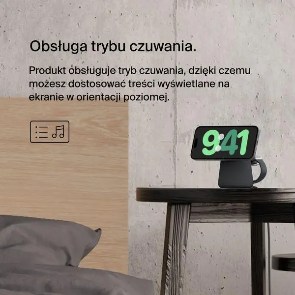 Ładowarka indukcyjna Belkin 2w1 MagSafe Czarny