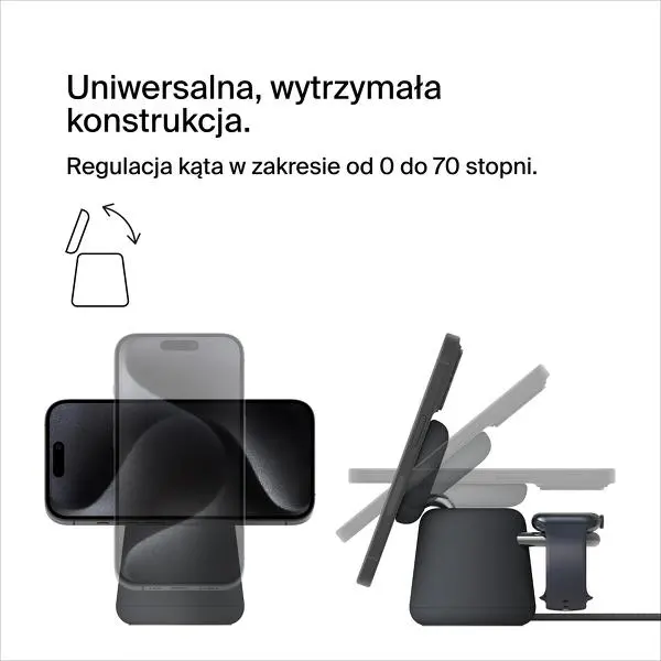 Ładowarka indukcyjna Belkin 2w1 MagSafe Czarny