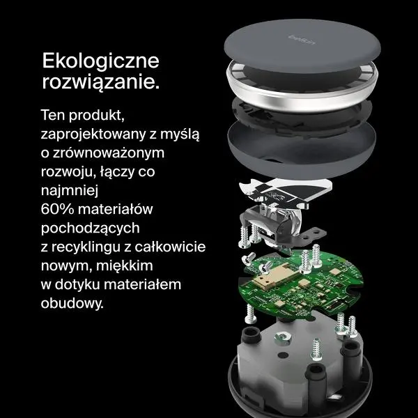 Ładowarka indukcyjna Belkin 2w1 MagSafe Czarny