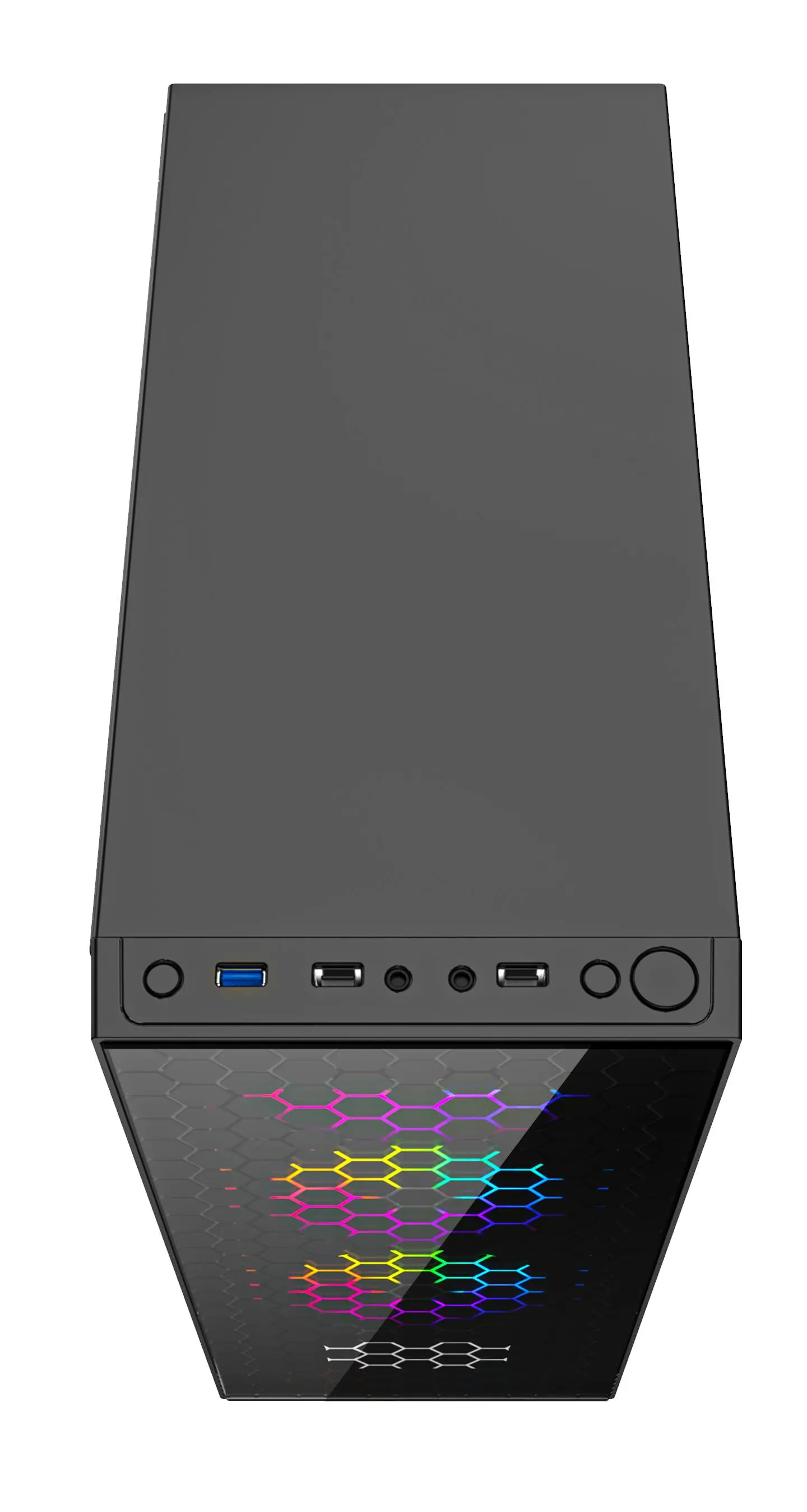 Obudowa Gembird Fornax 500 ARGB Czarny