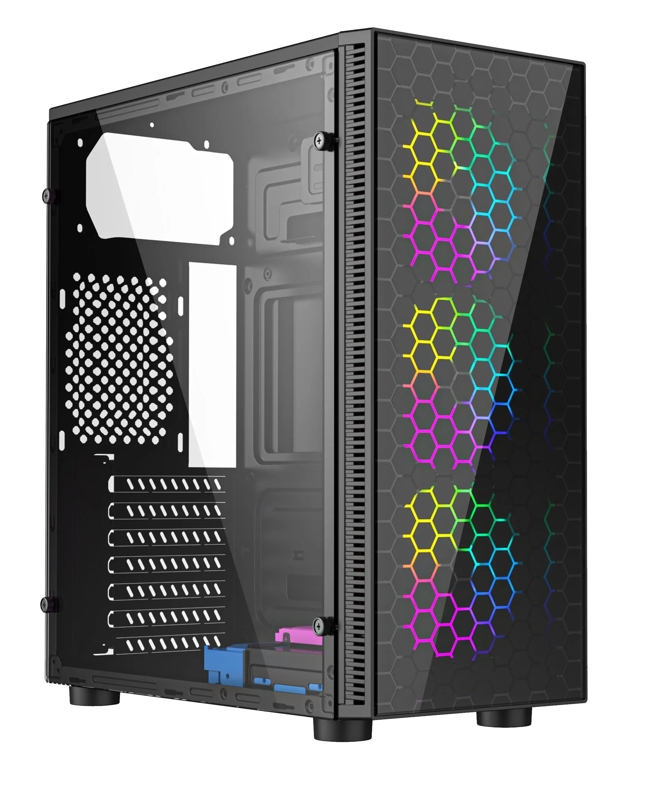 Obudowa Gembird Fornax 500 ARGB Czarny