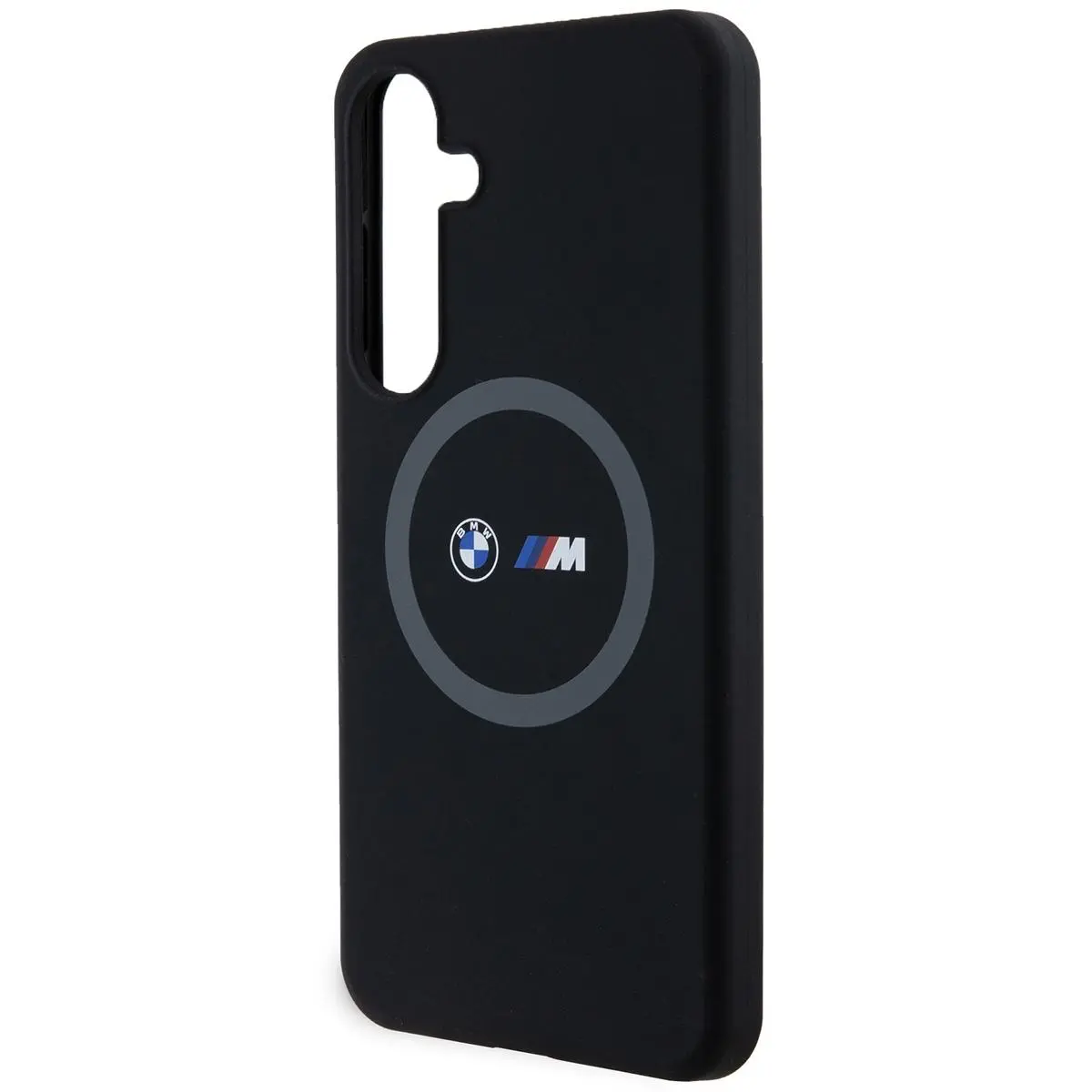 Etui BMW Silicone Pattern MagSafe do Samsung Galaxy S24+ Czarny
