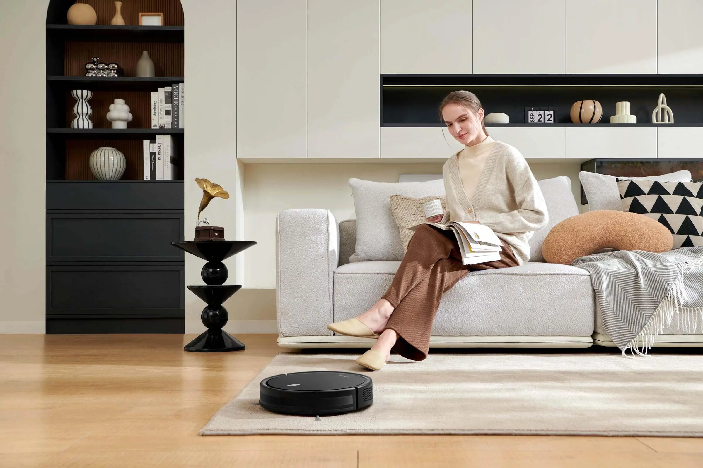 Robot sprzątający Xiaomi Mi Robot Vacuum E5 Funkcja mopowania Czarny