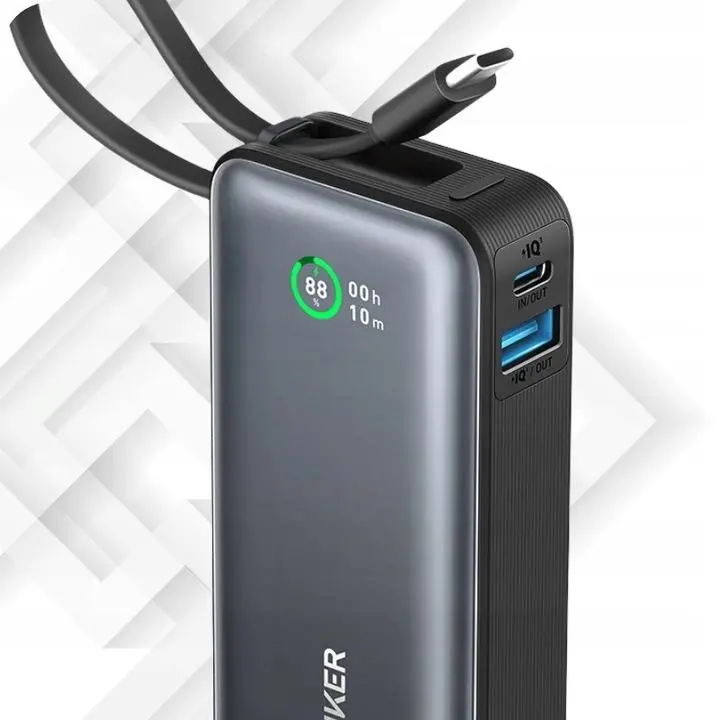 Powerbank Anker 545 Nano (A1259G11) 10000mAh 30W Czarny