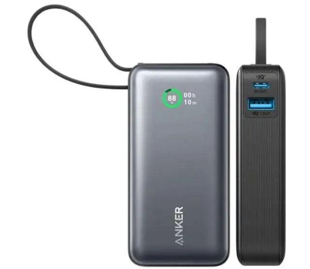 Powerbank Anker 545 Nano (A1259G11) 10000mAh 30W Czarny
