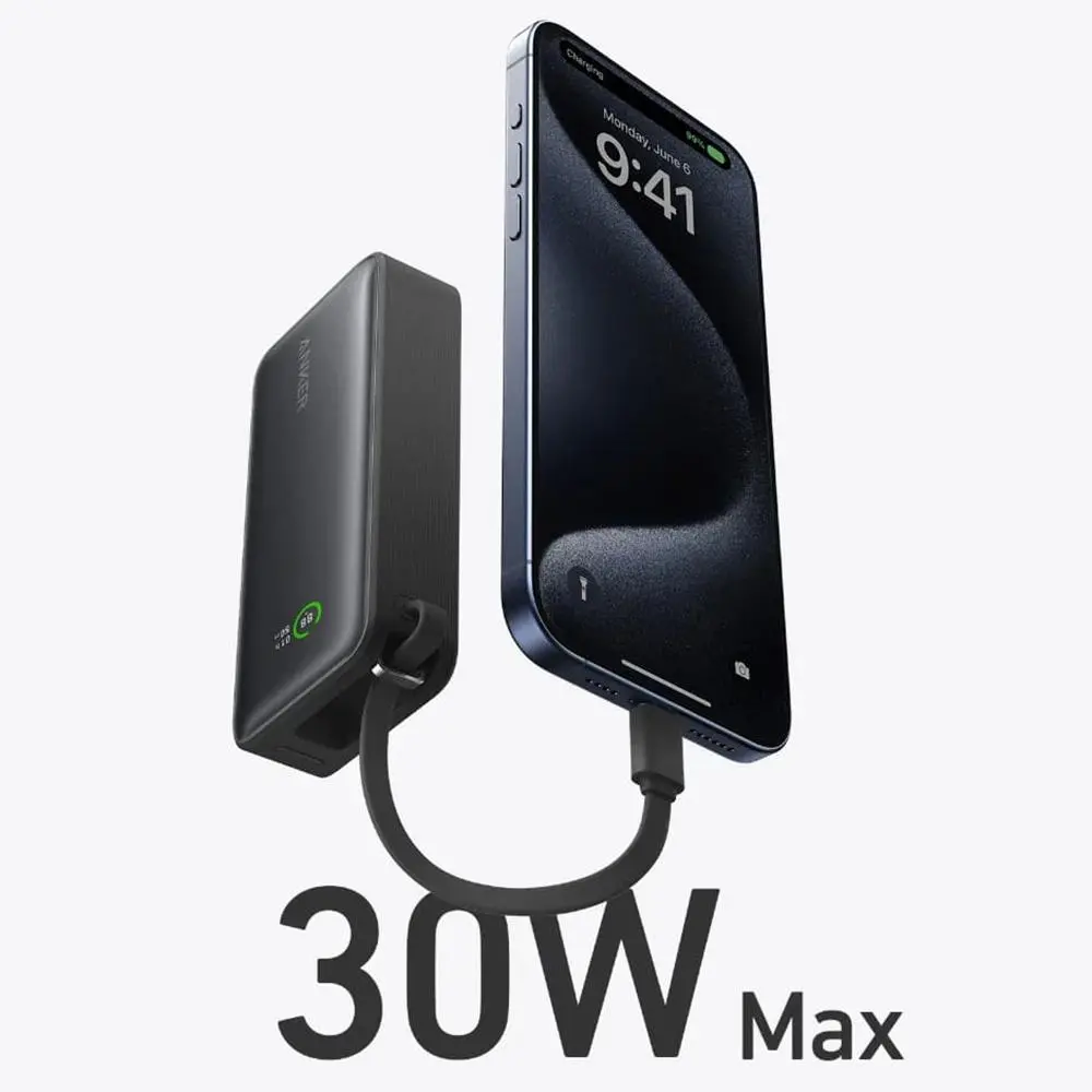 Powerbank Anker 545 Nano (A1259G11) 10000mAh 30W Czarny