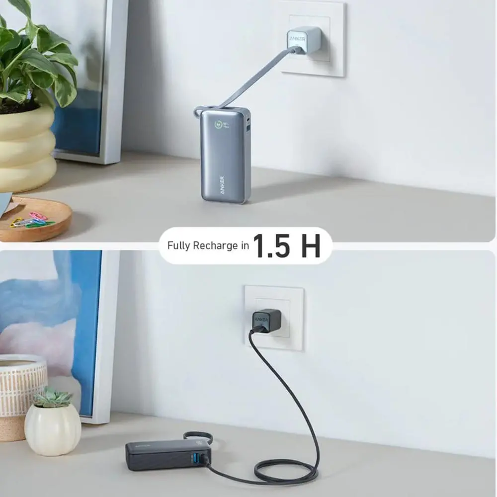 Powerbank Anker 545 Nano (A1259G11) 10000mAh 30W Czarny
