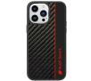 Etui AUDI Carbon Fiber Stripe AUS-TPUPCIP14P-R8/D1-BK do iPhone 14 Pro (czarny)