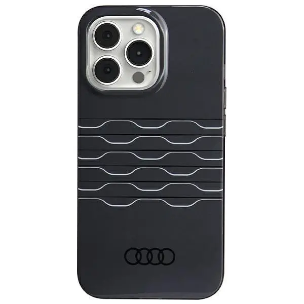 Etui AUDI IML MagSafe Case AU-IMLMIP13PM-A6/D3-BK do iPhone 13 Pro Max Czarny