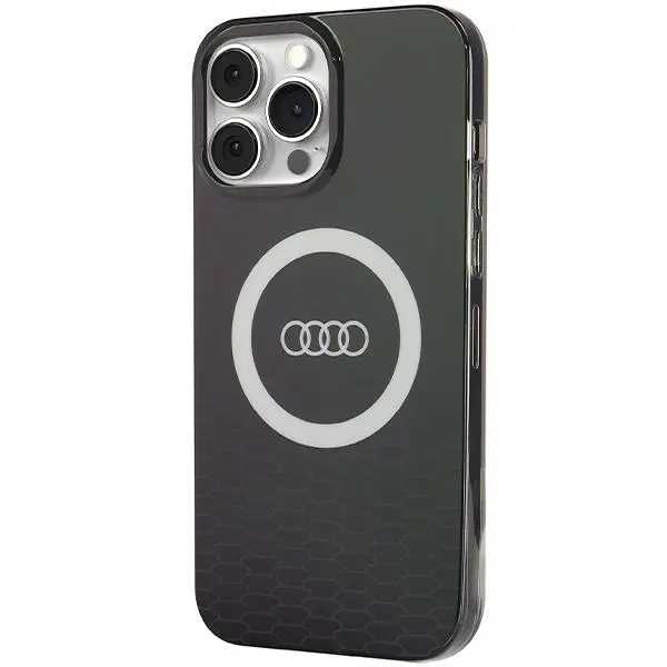 Etui AUDI IML Big Logo MagSafe Case AU-IMLMIP13PM-Q5/D2-BK do iPhone 13 Pro Max Czarny