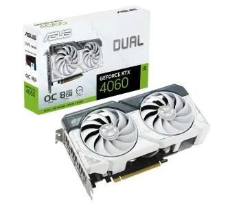 Karta graficzna ASUS Dual GeForce RTX 4060 OC White Edition 8GB GDDR6 128bit DLSS 3