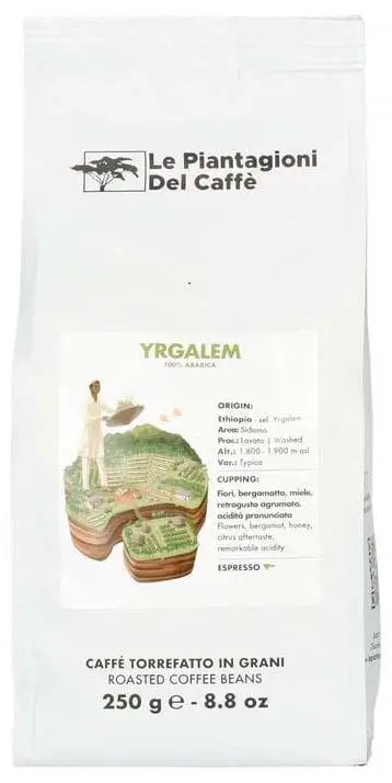Kawa ziarnista Le Piantagioni del Caffe Yrgalem 250g