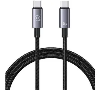 Kabel USAMS USB-C na USB-C 60W 1,2m Stalowy