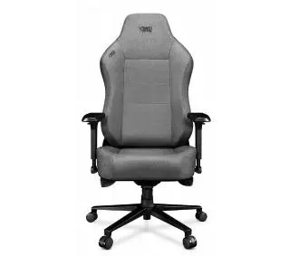 Крісло Yumisu 2054 Magnetic Materiał Biurowy do 150kg Tkanina Jasnoszaro-czarny