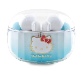 Słuchawki bezprzewodowe Hello Kitty True Wireless Kitty Head Logo Dokanałowe Bluetooth 5.3 Niebieski