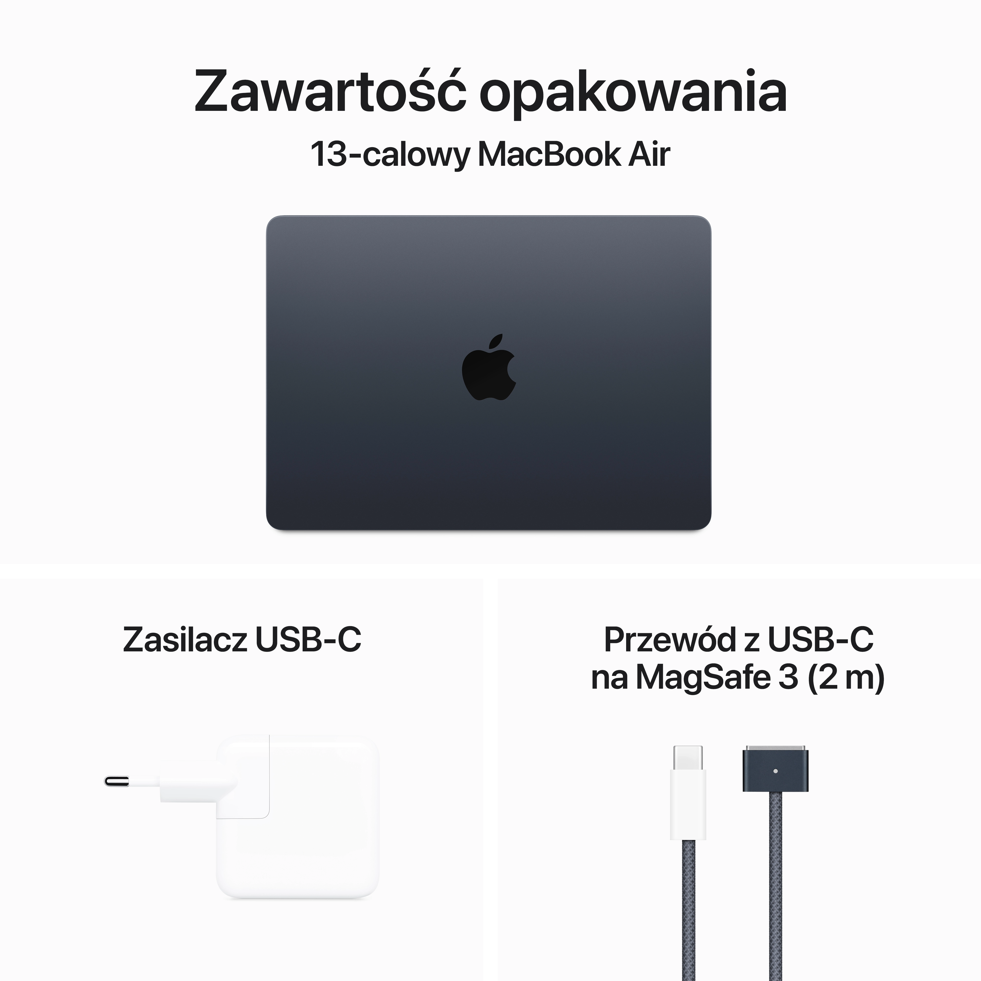 Apple MacBook Air 2024 13,6" M3 16GB RAM 512GB Dysk macOS Północ