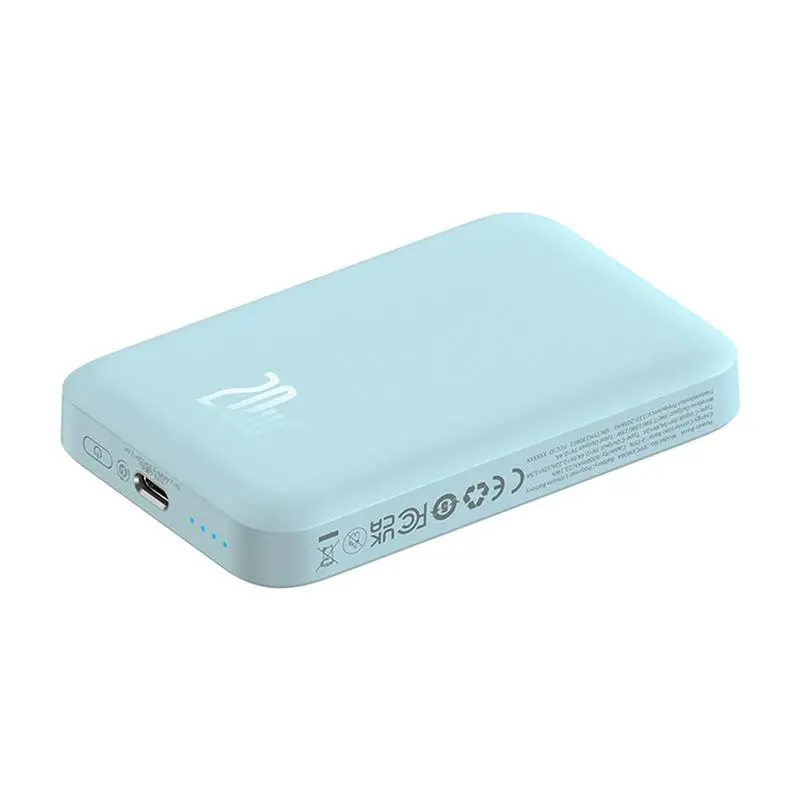 Powerbank Baseus P10059002313-00 Magnetic Mini Air 6000mAh 20W Niebieski
