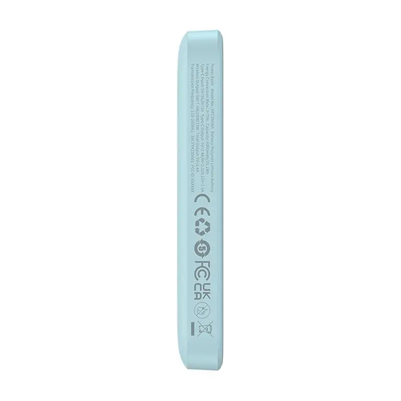 Powerbank Baseus P10059002313-00 Magnetic Mini Air 6000mAh 20W Niebieski