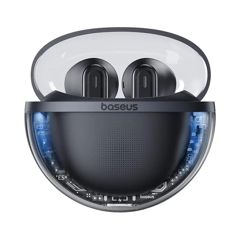 Słuchawki bezprzewodowe Baseus Bowie E5x Douszne Bluetooth 5.3 Czarny