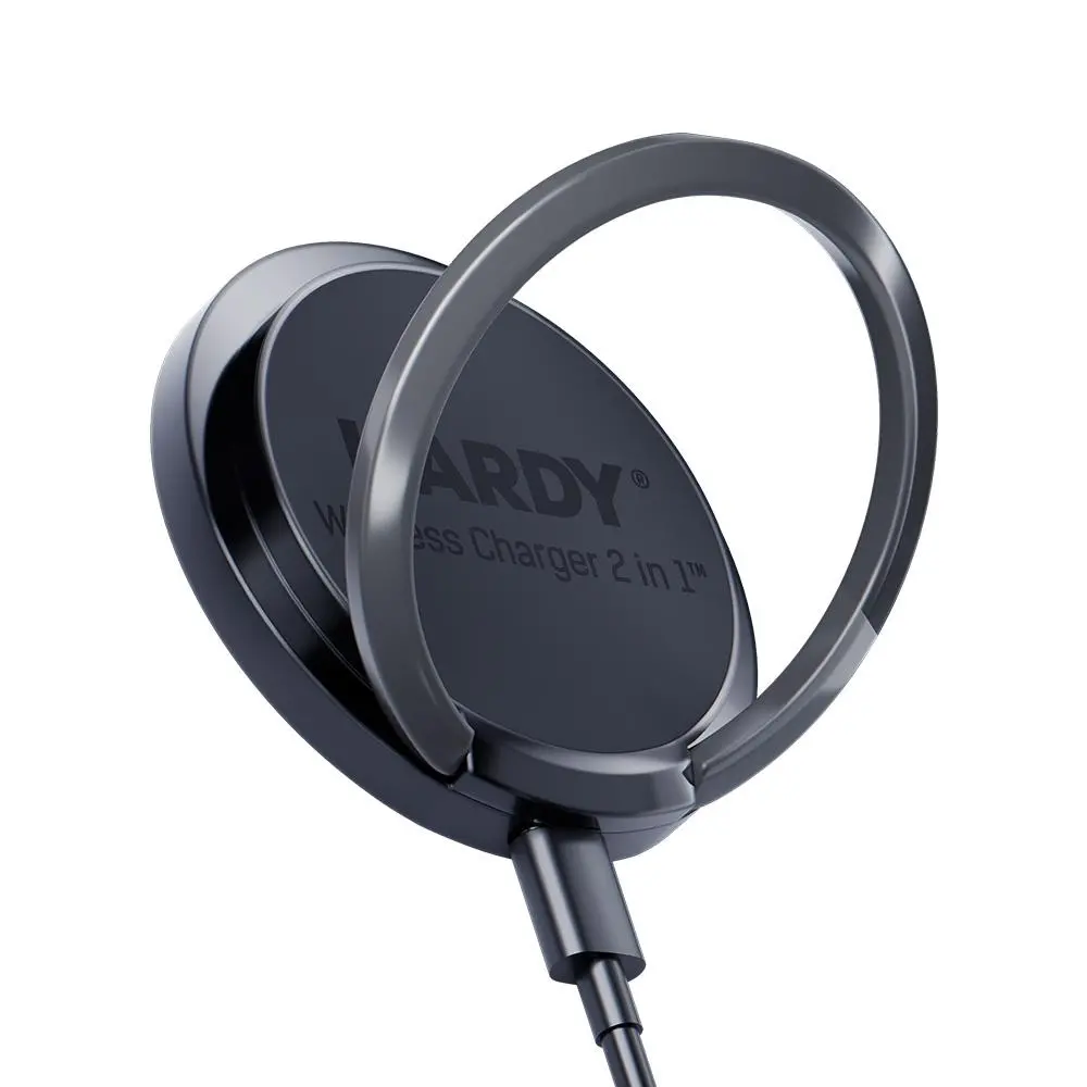 Ładowarka indukcyjna 3mk Hardy Wireless Charger 2in1 15W Czarny