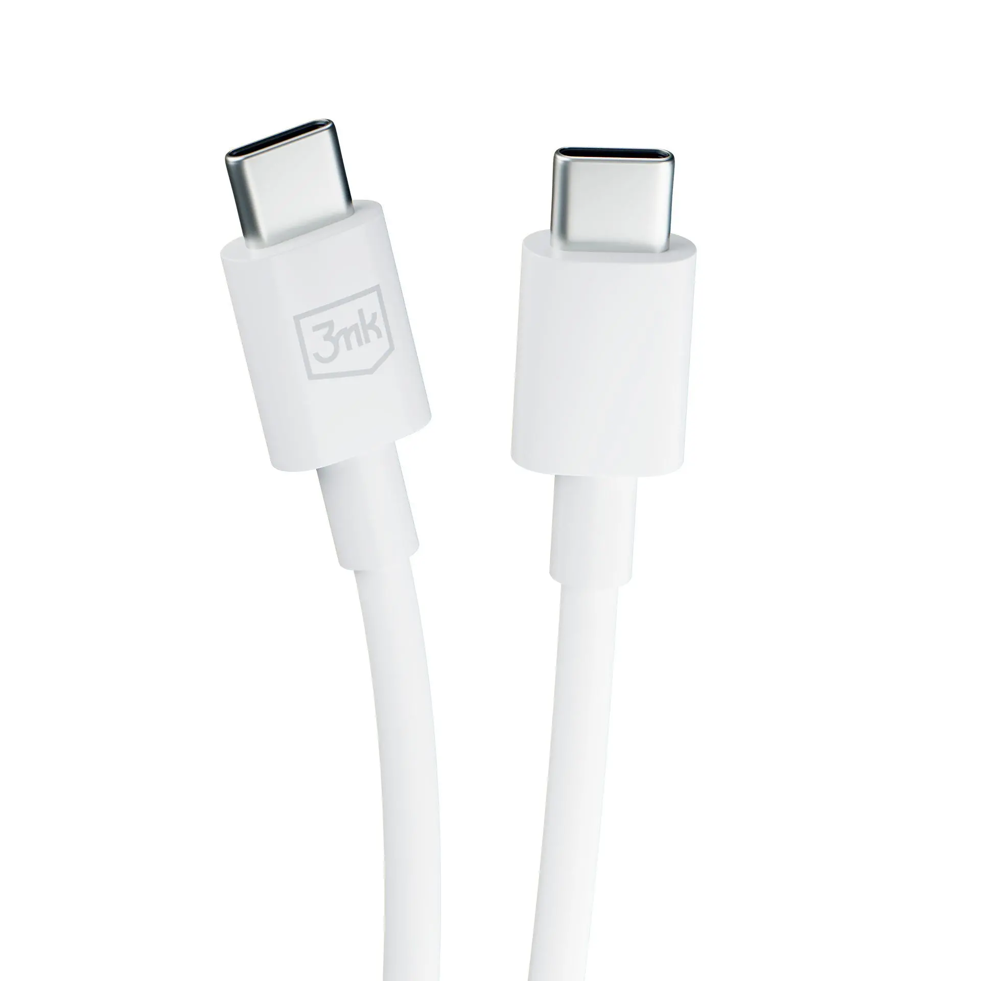 Kabel 3mk Hyper USB-C do USB-C 100W 1,2m Biały