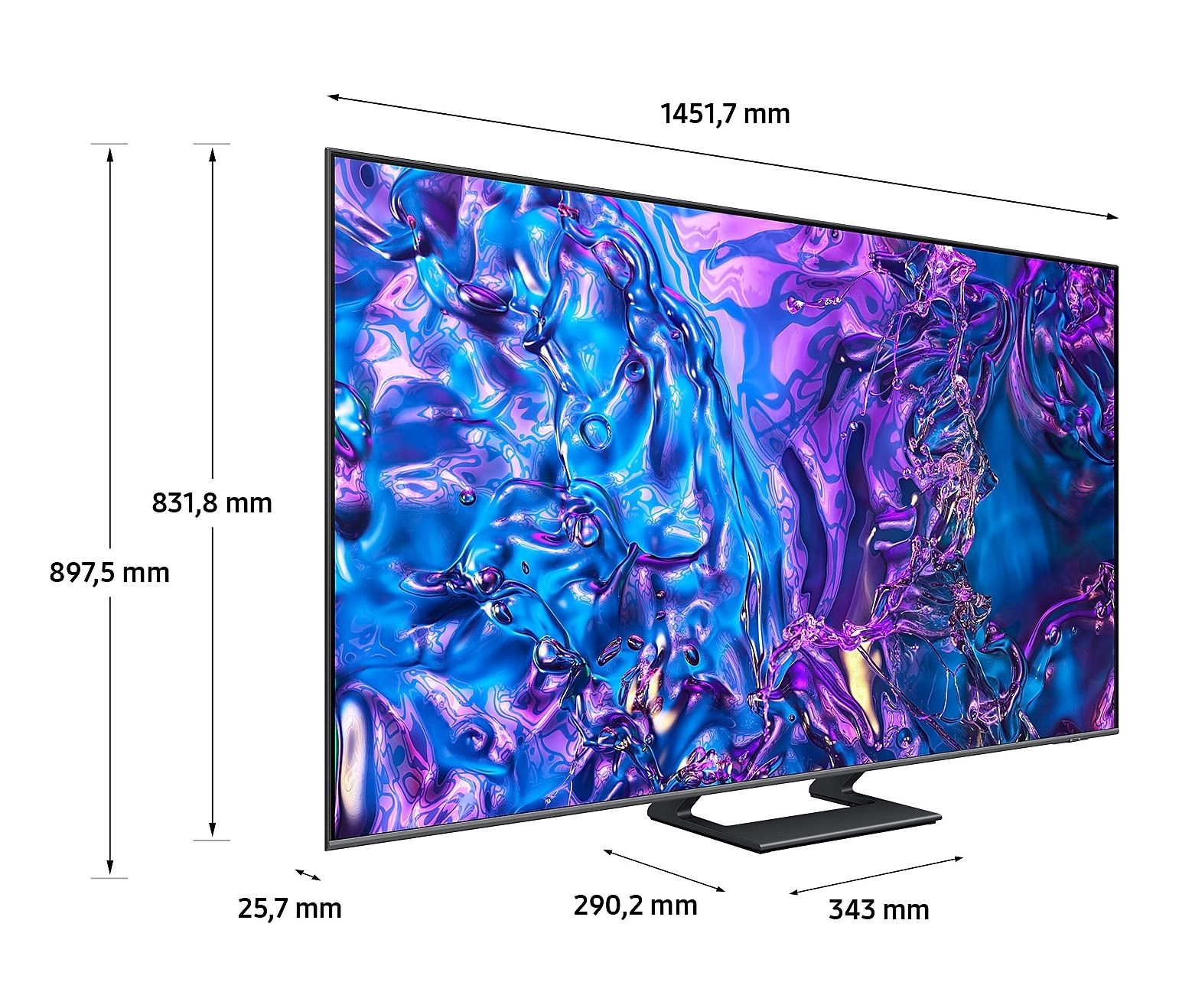 Telewizor Samsung QE65Q77DAT 65" QLED 4K 120Hz Tizen HDMI 2.1 DVB-T2