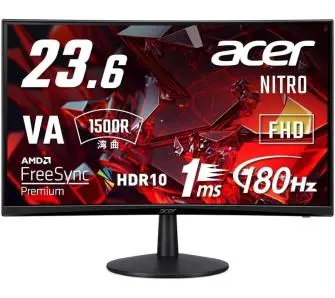 Monitor Acer Nitro ED240QS3bmiipx 23,6" Full HD VA 180Hz 1ms VRB Zakrzywiony Gamingowy