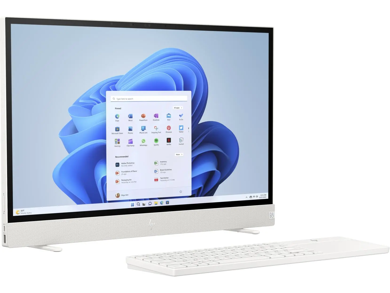 Komputer HP Envy Move 24-cs0014nw 23,8" i5-1335U 16GB RAM 512GB Dysk SSD Win11 Biały