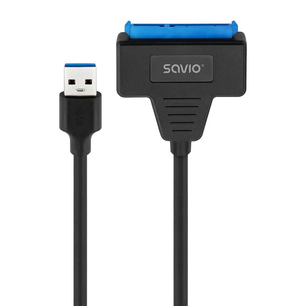 Adapter Savio AK-68 USB-A do SATA 2.5" Czarny