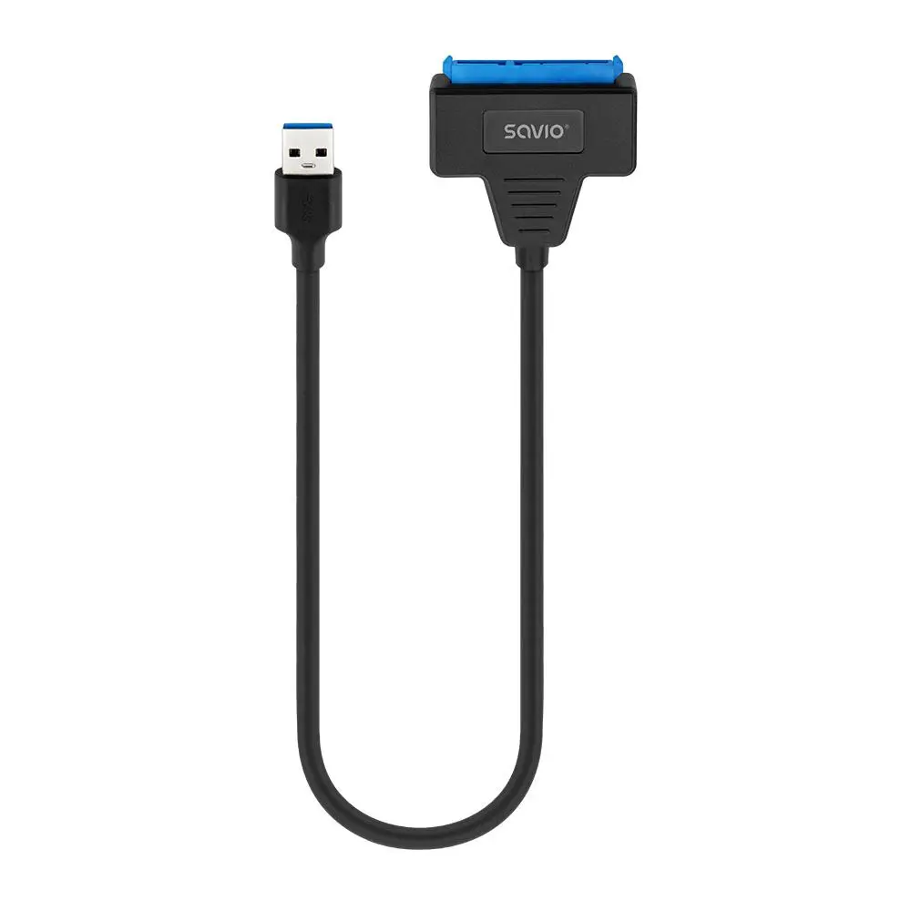 Adapter Savio AK-68 USB-A do SATA 2.5" Czarny